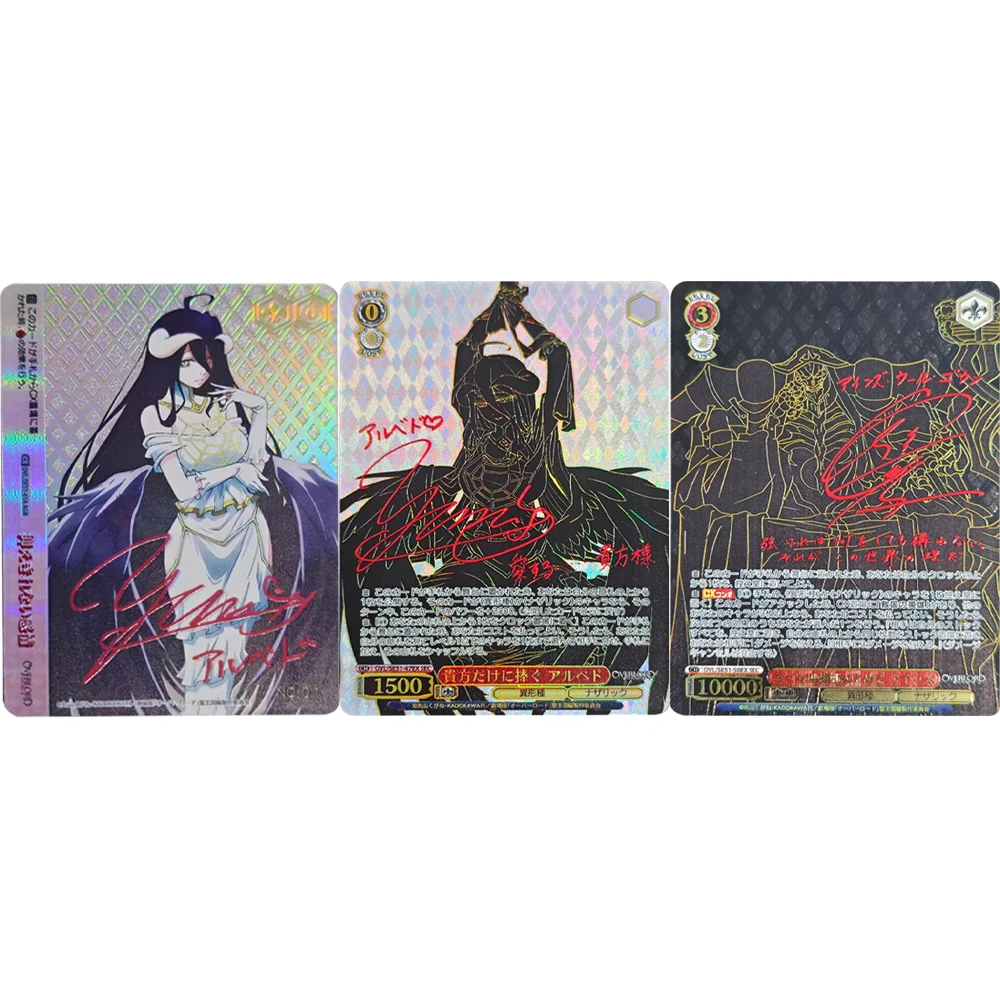 

Overlord Albedo OVL/SE51-61A AGR Anime Union Arena Collection Card Textured Refractive Color Flash Card Child Gifts Toy