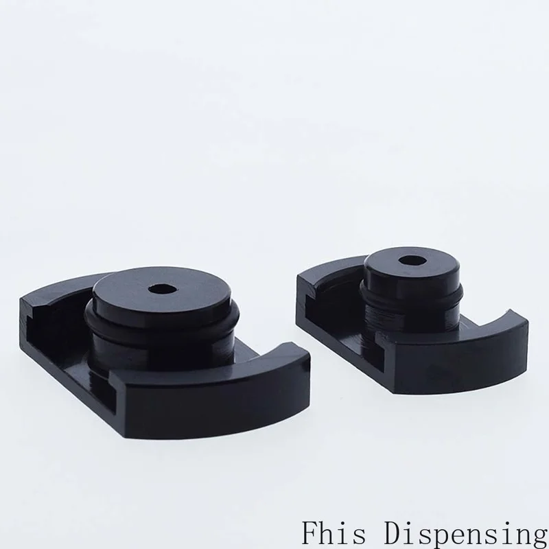 Montagem com O-Ring, Material da liga de alumínio, Dispensing Parts, 5cc, 10cc, 30cc, 55cc, Estilos