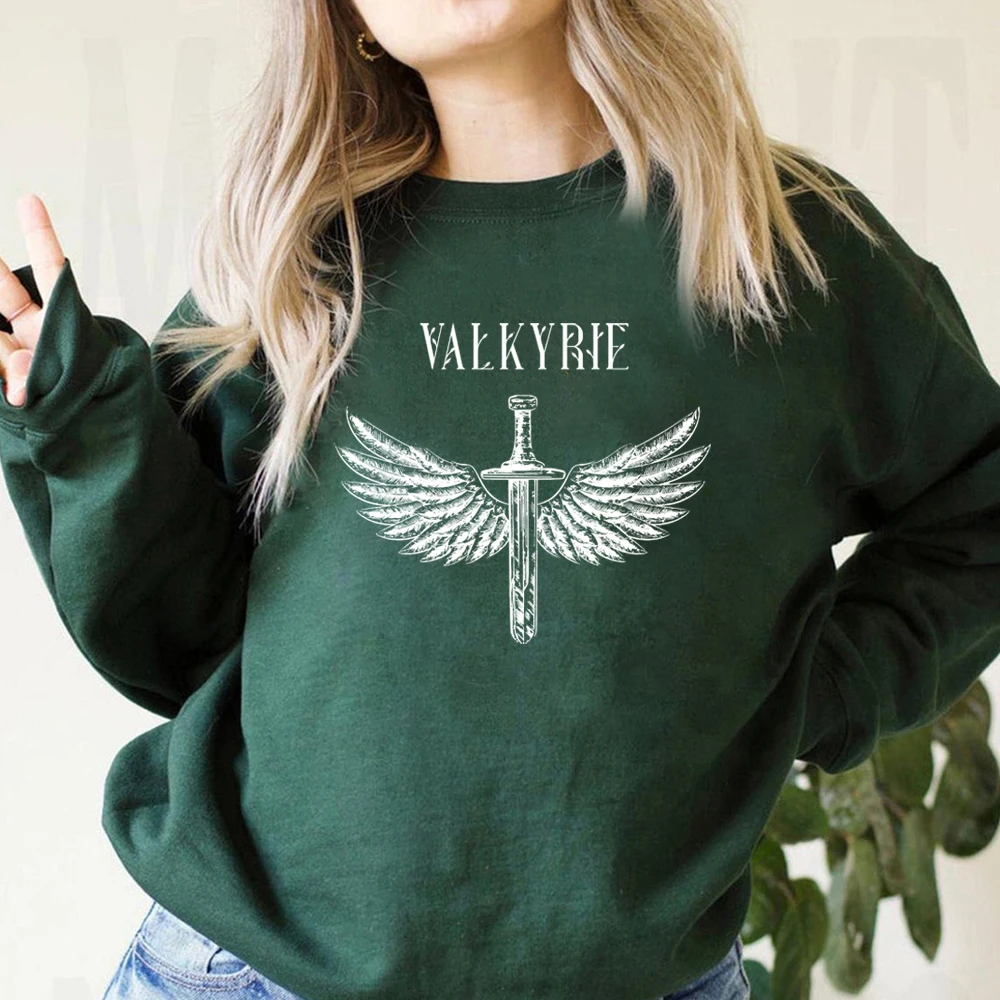 Retro Sarah J Mass Sweatshirt Valkyrie ACOSF Hoodie ACOTAR A Court of Thorns Hoodie Velaris City of Starlight Bookish Sweatshirt