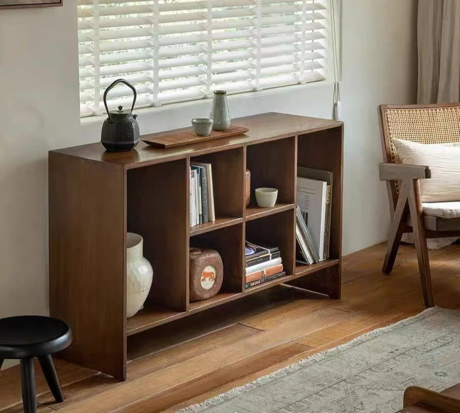 Vieux olme, étagères, rangement, armoires de sol, enfants, jouets, rangement