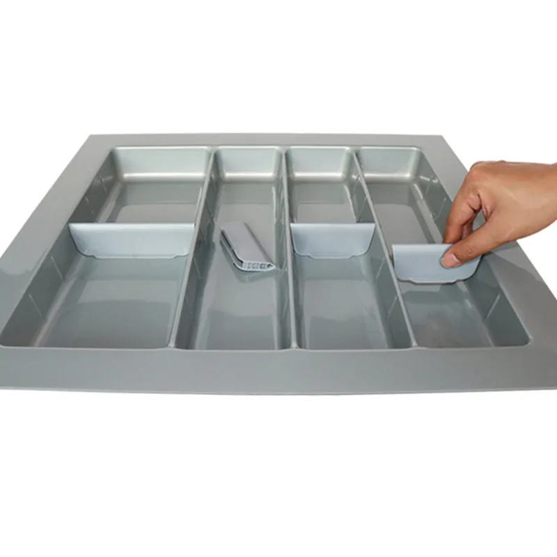 

Cabinet plastic knife and fork tray, kitchen cabinet drawers classified storage