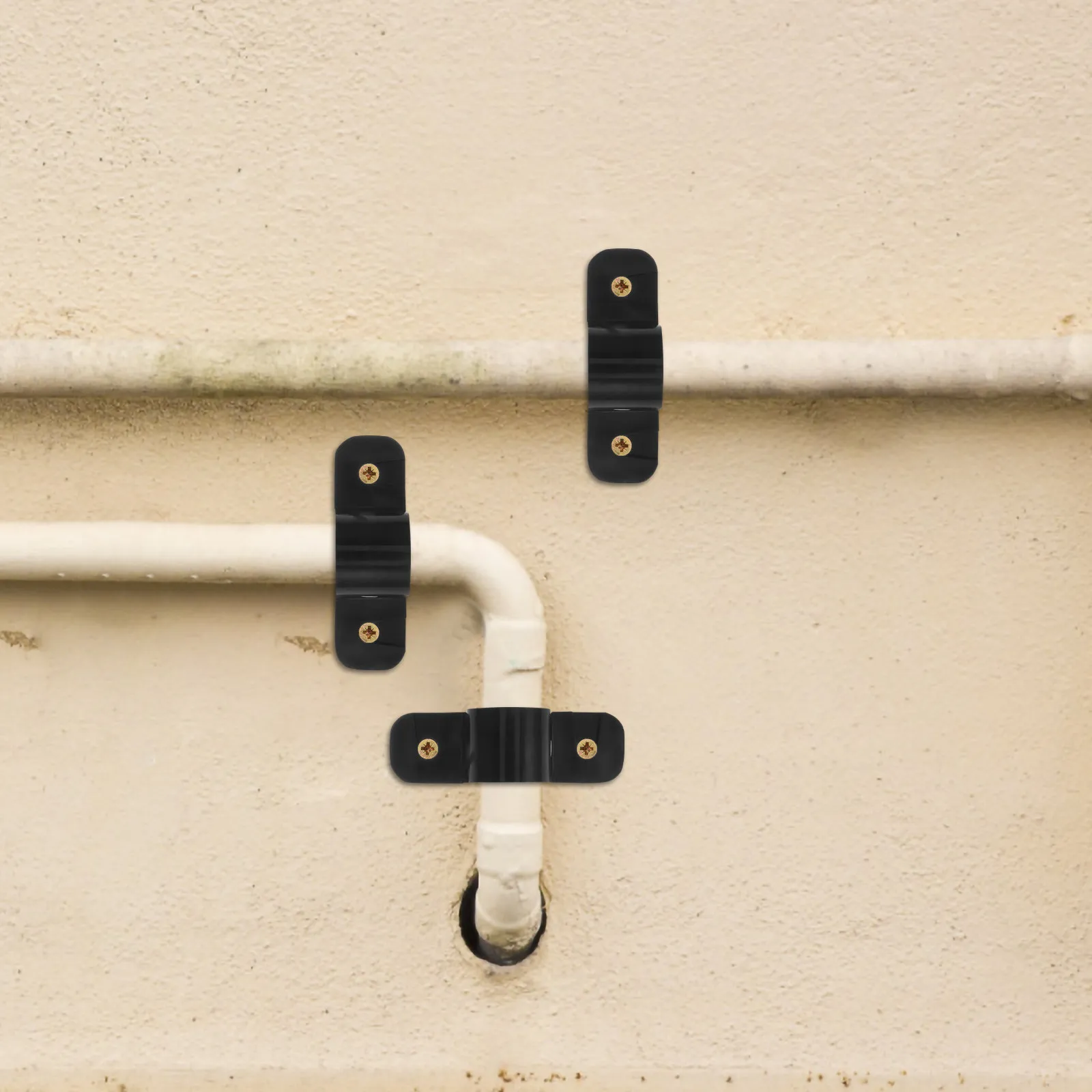 Pipe Support Clips 50Pcs Heavy Duty Plastic Wall Ceiling Mount Tubing Brackets for Plumbing Projects