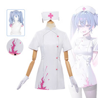 Miku Rabbit Hole Bunny Girl Costume Valentine's Day Women Sexy White Nurse Outfit Halloween Party Cosplay Rabbit Suit