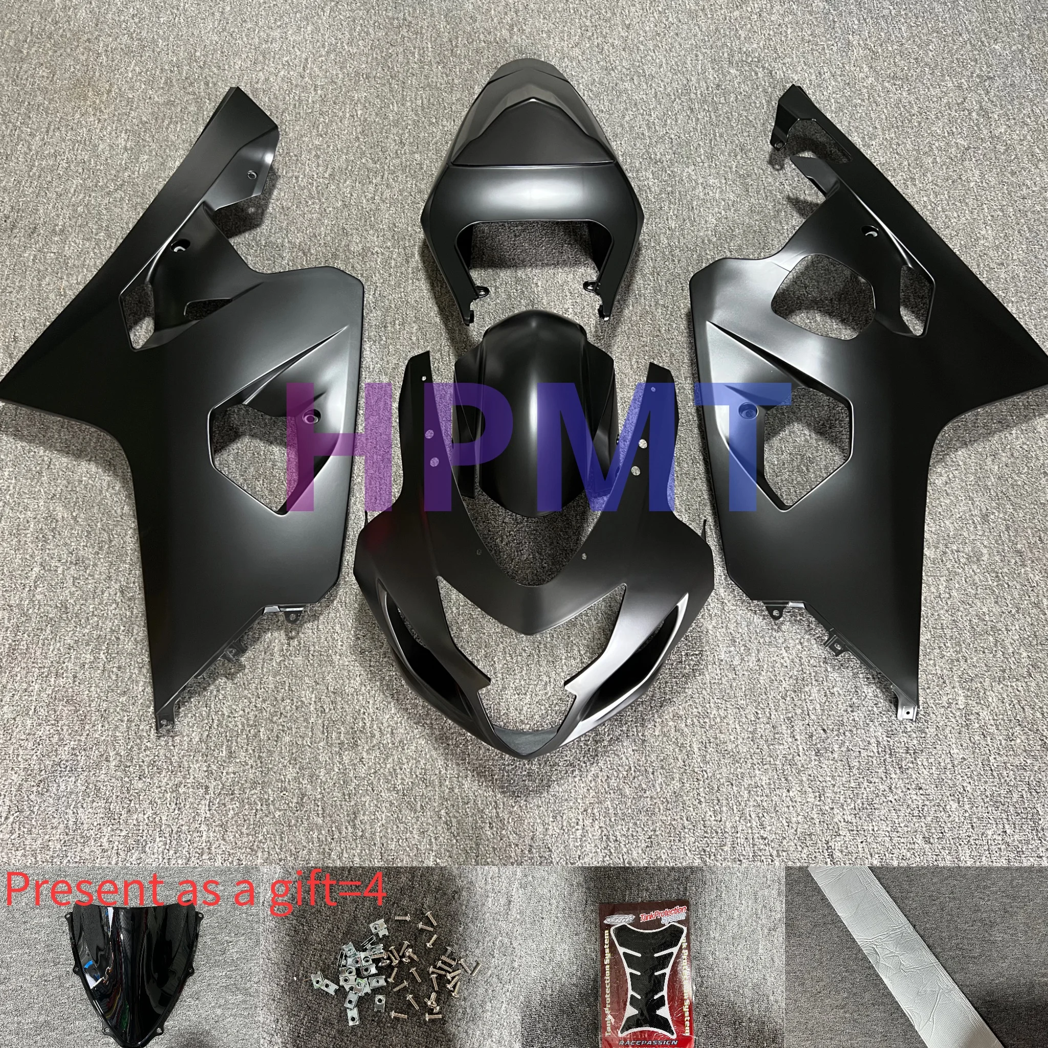 

Новый комплект обтекателей из АБС-пластика, подходящий для Suzuki GSX-R600 750 K4 2004-2005 GSXR600-750 2004 2005, полный обтекатель кузова