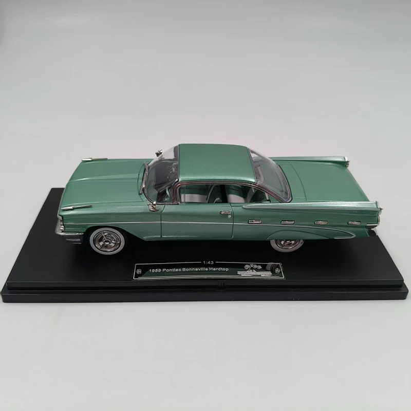 Diecast 1:43 Scale 1959 BonnevilleโลหะผสมคลาสสิกRetroรถสําเร็จรูปผลิตภัณฑ์จําลองของเล่นคอลเลกชันของขวัญแบบคงที่