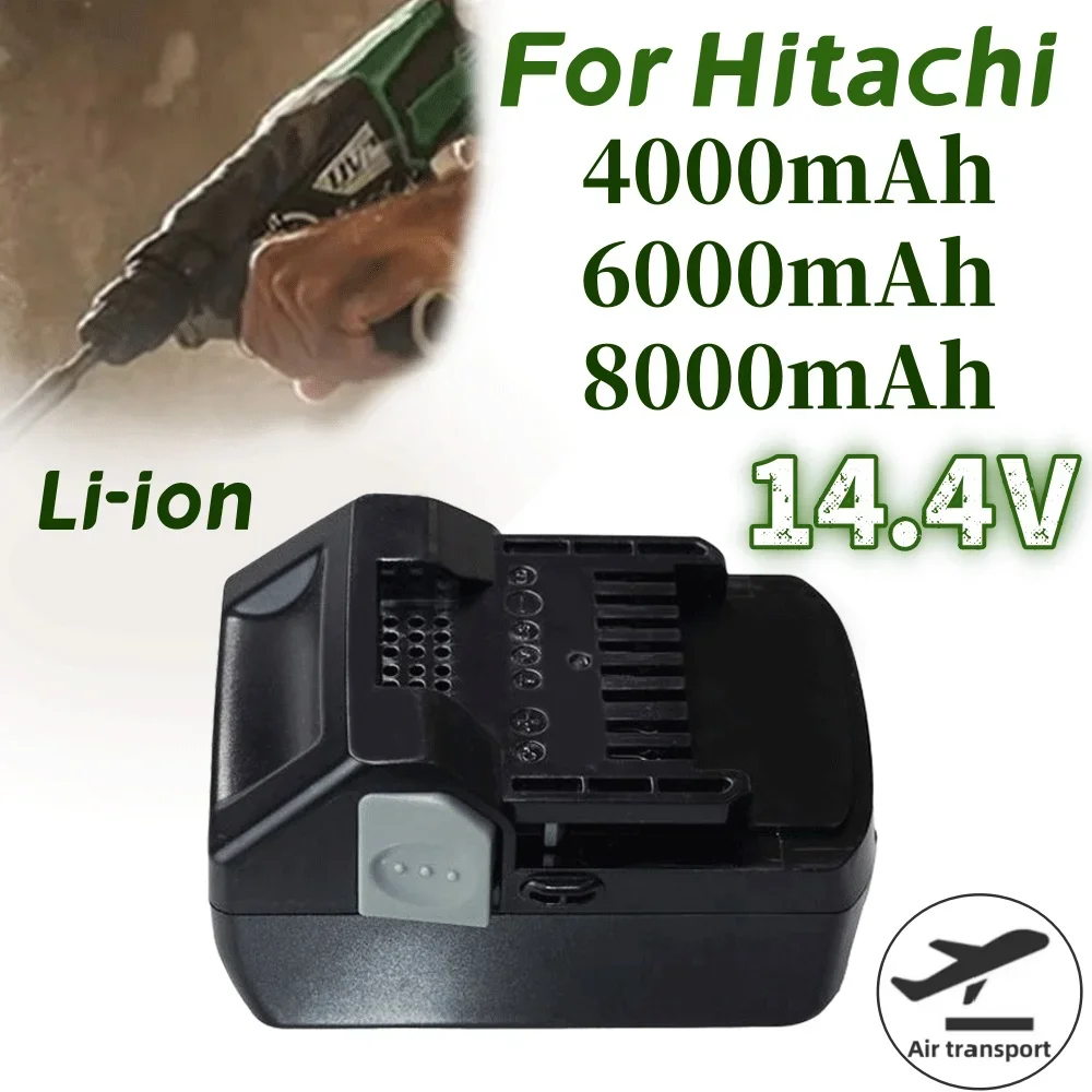 

4.0/6.0/8.0ah Rechargeable Battery For Hitachi 14.4v Replacement BSL1430 bsl1430 CJ14DSL BSL1440 CR14DSL BSL1415 Tool Battery