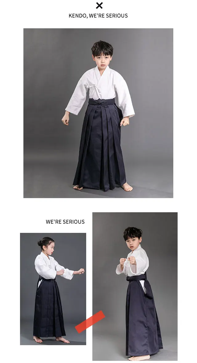 Kendo Uniforms Martial Arts Clothing Kendo Aikido Hapkido Martial Arts Keikogi and Hakama Suit