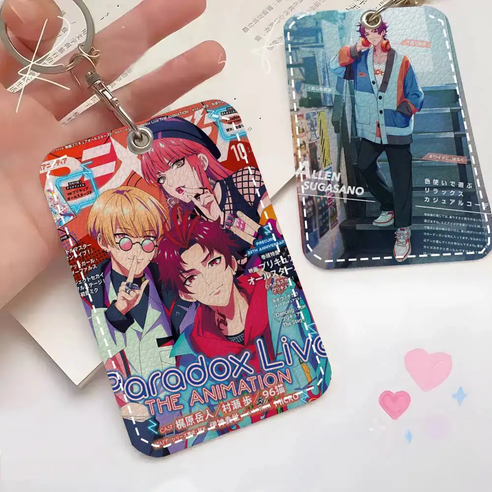 

Кожаный брелок-картхолдер Anime P-Paradox Live THE ANIMATION для карт доступа и ключей