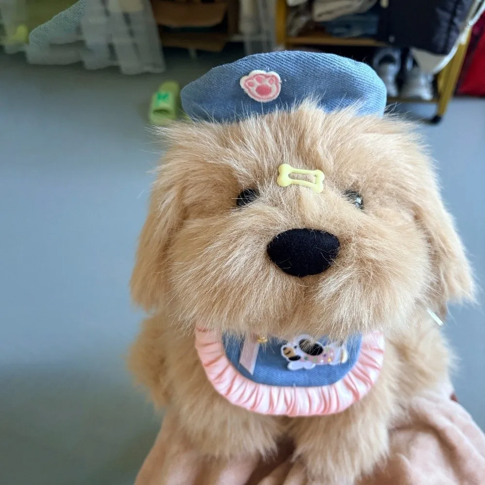 Mochila creativa Kawaii para cachorros, mochila suave y esponjosa para perros, bolso escolar peludo de gran capacidad con relleno de animales, regalos de cumpleaños