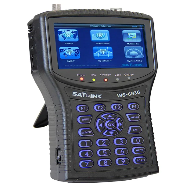 New Original Satlink WS-6936 DVB-S&T satellite finder Meter ws-6936