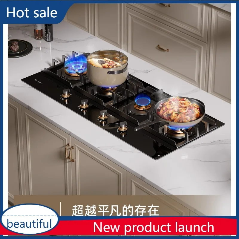 

Газовая плита A51 T6S, сверхширокая встроенная бытовая газовая плита с четырьмя глазами, гарячая плита 1200 мм