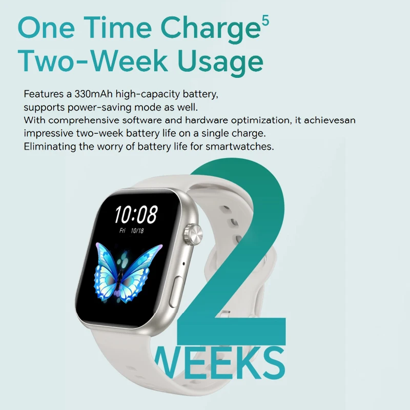 HONOR CHOICE Watch 2i 글로벌 버전 14일간의 긴 배터리 수명 1.85인치 AMOLED 스크린 스마트 워치