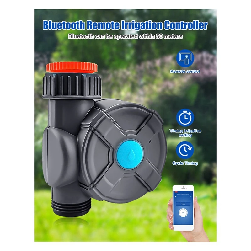 Smart Life Bluetooth Garden Home Irrigation Watering Timer Wifi Water Timer Mobile Phone Remote Controller Easy To Use (A)