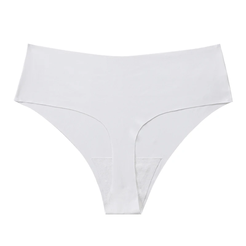 Seamless Laser Cut Briefs Panties High Waist Thong No Show Invisible Lingerie Women Seamless Panties