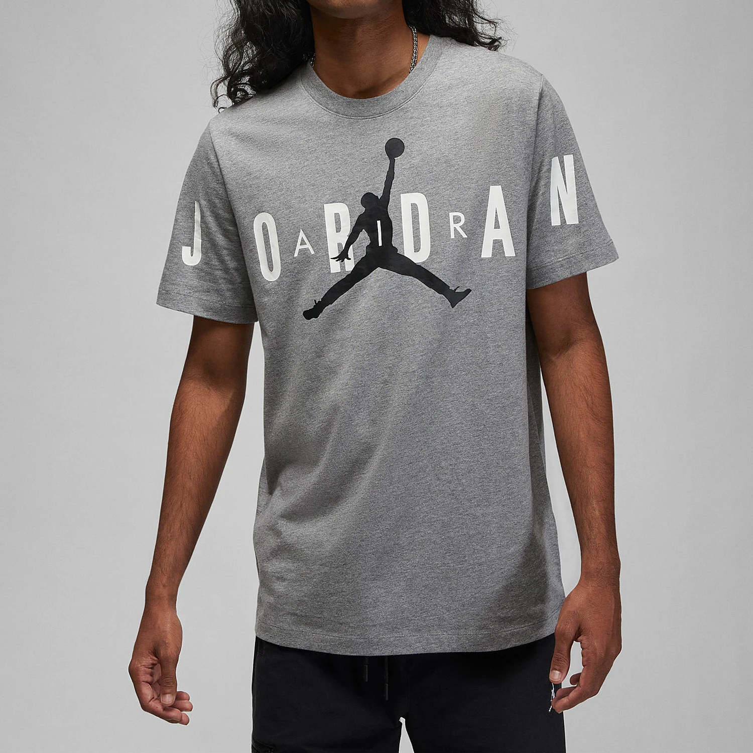 

Nike genuine Jordan Men's Breathable Round-Neck Short-Sleeve T-Shirt DV1446-091