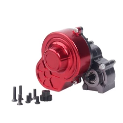 INJORA Complete Metal SCX10 Gearbox Transmission with Gear for 1/10 RC Crawler Car Axial SCX10 Upgrade Parts