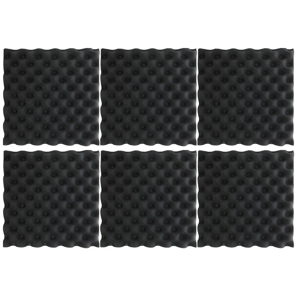 

6pcs 6 Pieces 30x30x2cm Acoustic Foam Panels Soundproof Insulation Board Noise Cancelling Pad for Home Studio Speaker Isolation