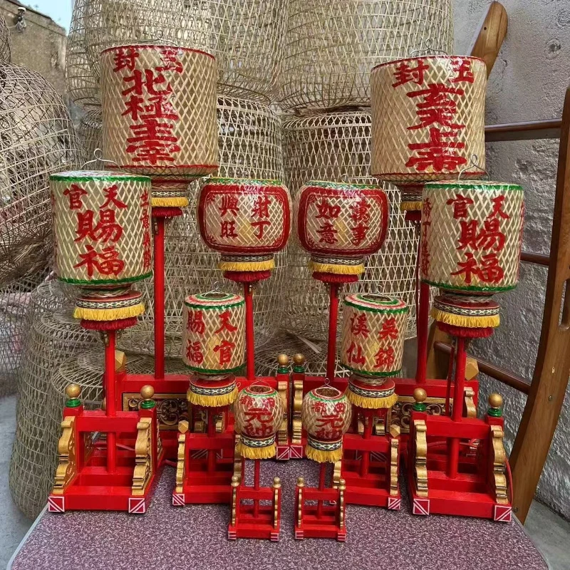 Mini lanterns, traditional god worship lamps, handicrafts, tabletop ornaments