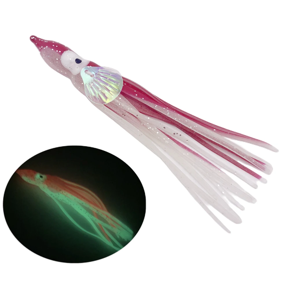 

Fishing Fishing Lure Squid Lures Fake Bait Luminous Octopus Bait Sea Fishing Bait Sea Saltwater Squid Bait High Quality