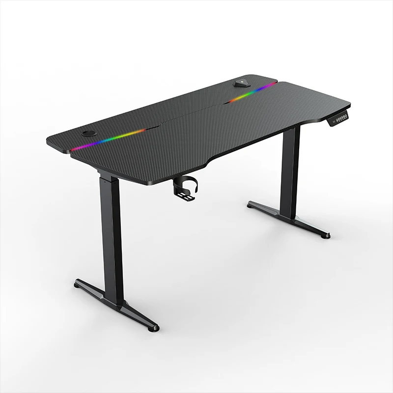 

Desk Ergonomic Smart Custom Computer Table Black Mechanical Electric Adjustable Pc Gaming Desk