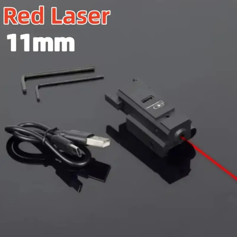 Tactical Handgun Red Dot Green Laser Pointer Sight Rifle 11mm 20mm Picatinny Weaver Rail For Glock 17 19 Hunting Pistol Sighter