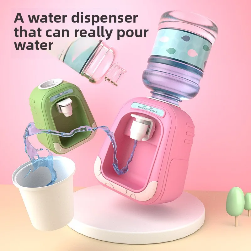 Children's play house simulation water dispenser toy mini beverage machine drinking water household toy activity small giveaway