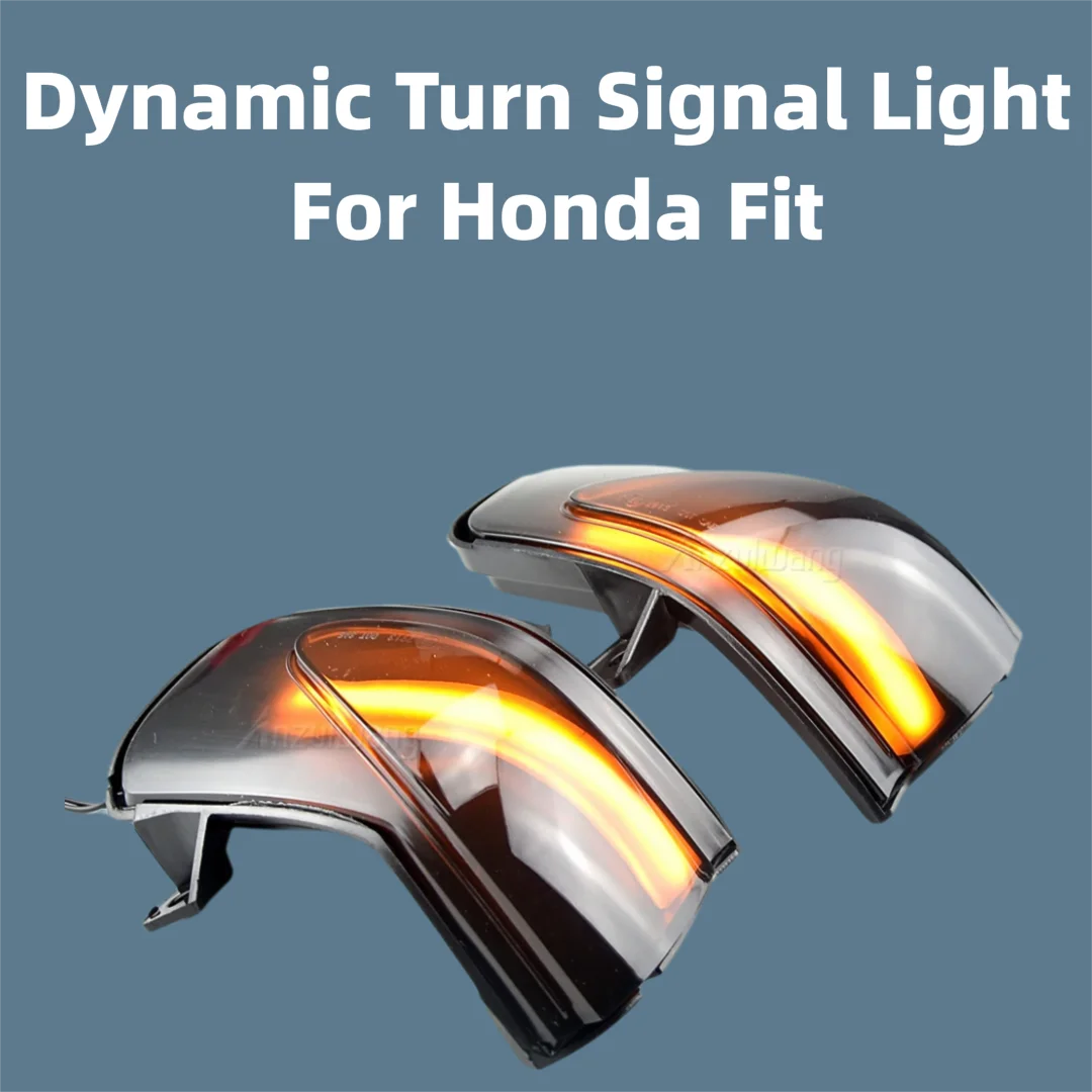 2 Luces LED Dinámicas de Señal de Giro para Honda Fit Hatchback 2009-2013, Honda Jazz Hatchback GE, Intermitentes para Espejo Retrovisor