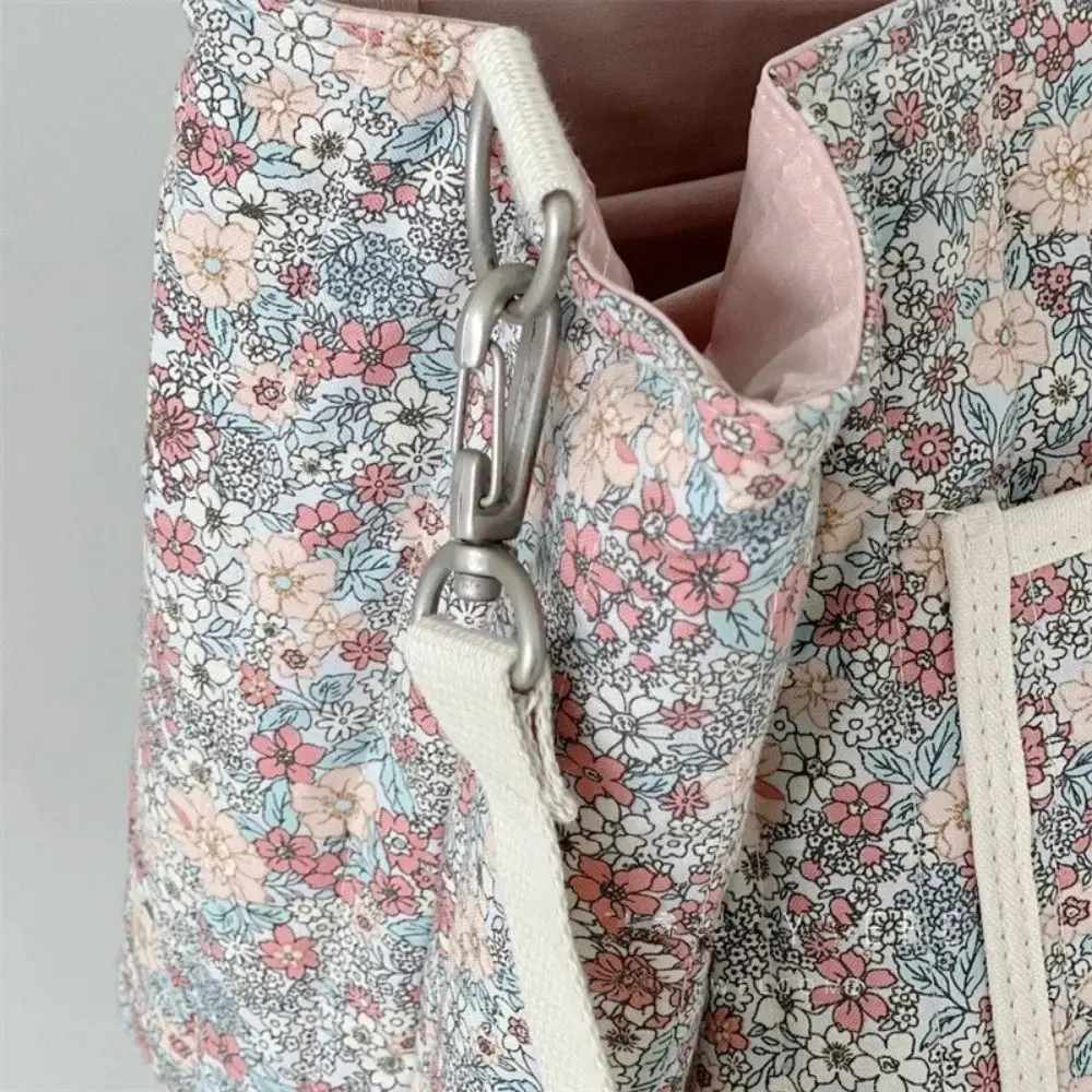 

Portable Floral Printing Mummy Baby Bag Multifunctional Large Capacity Crossbody Bag Lightweight Handbag Storage Bag Maternity