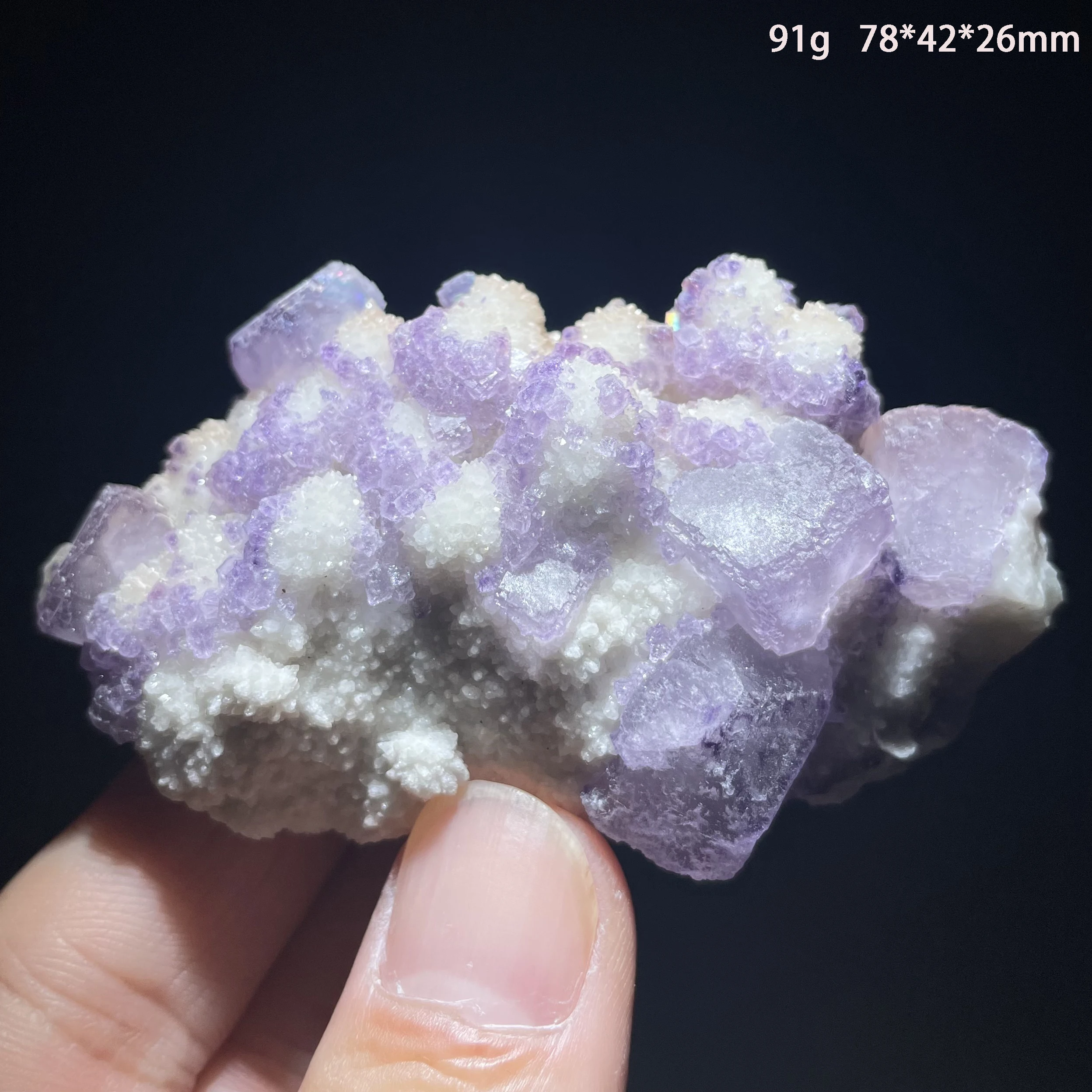 Guizhou Natural Raw Fluorite Crystal Cluster Quartz Rock Mineral Specimen Healing Gift Home Decoration