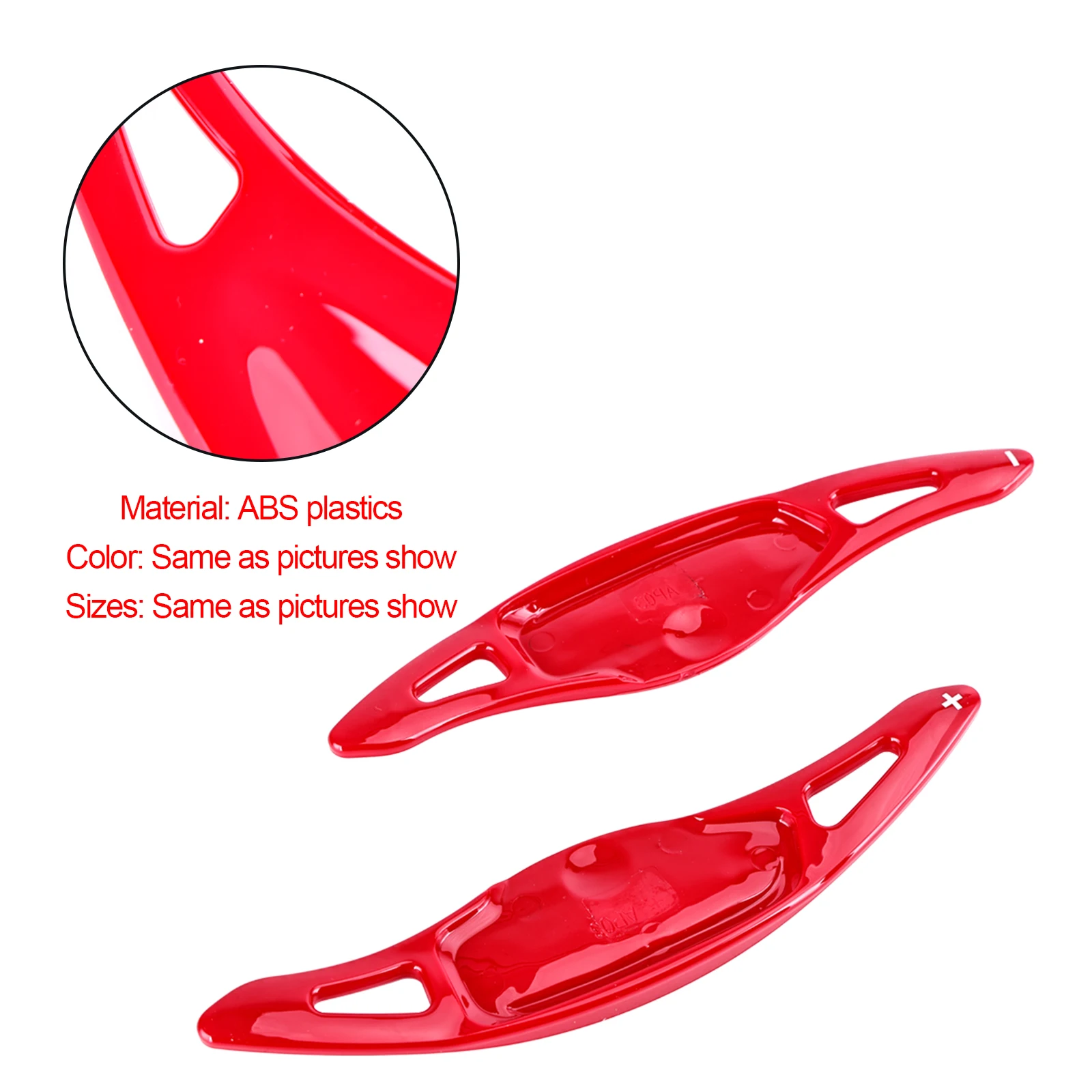 Darupsun Red Steering Wheel Shift Paddle Shifter Extension Fit for Kia Stinger 2018 2019 2020 2021 2022