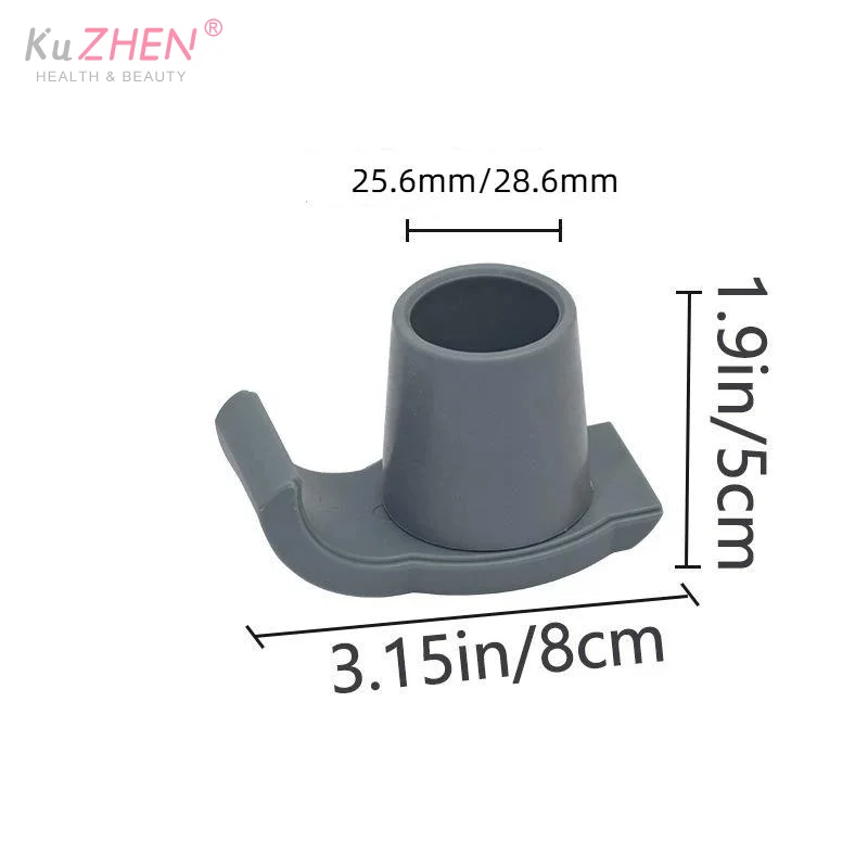 2Pcs Non-Slip End Ferrule Cap Bottom Walk Stick Pad Walking Pad Rubber Tip For Elderly Walking Aid Foot Cover Crutch Pad