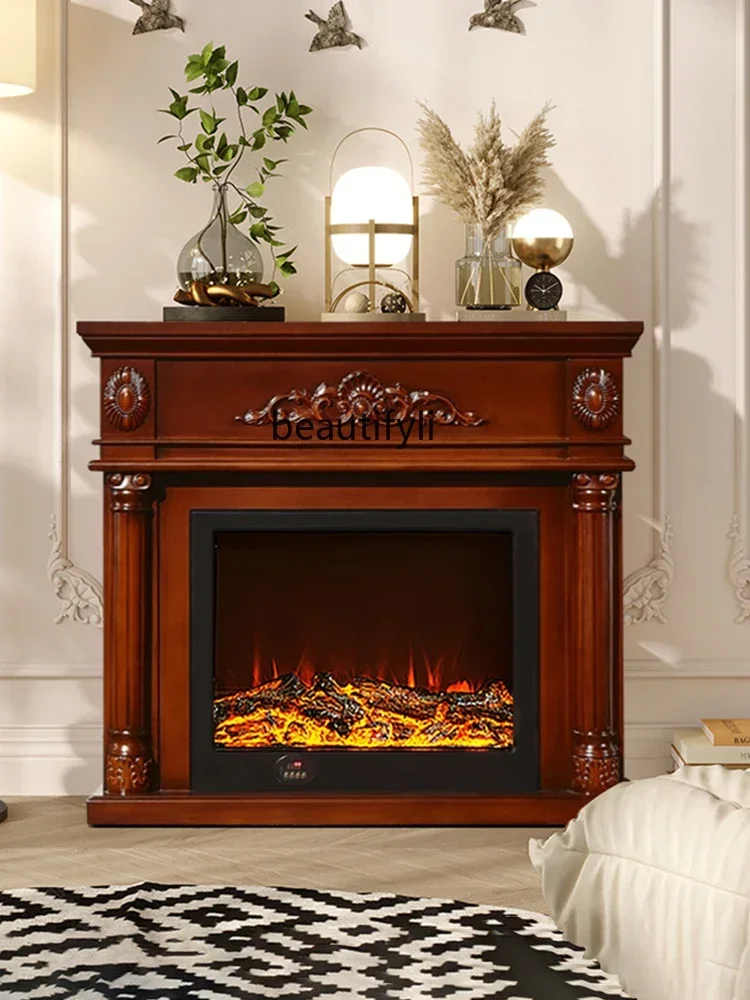 

Y48 Customized 1.2/1 5/1.6 meter European mantel decorative cabinet heating Ymerican electric fireplace TV cabinet