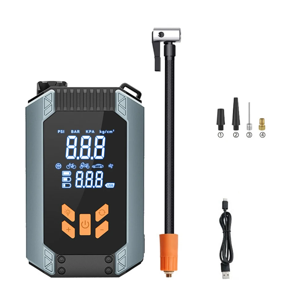 Wired/Wireless Operation Available on this Compact Tire Inflator providing Quick Inflation Performance at Up to 150 PSI