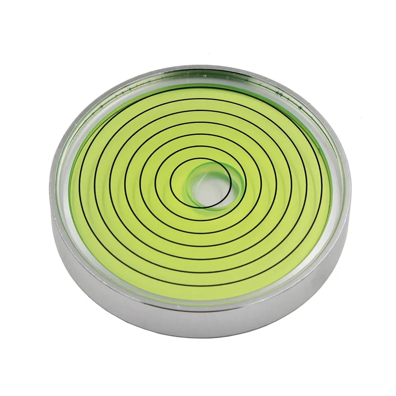 Imagem -03 - Haccury Grande de Metal Universal de Vidro Circular Nível de Bolha Horizontal Precisão mm m 10 Milímetros m