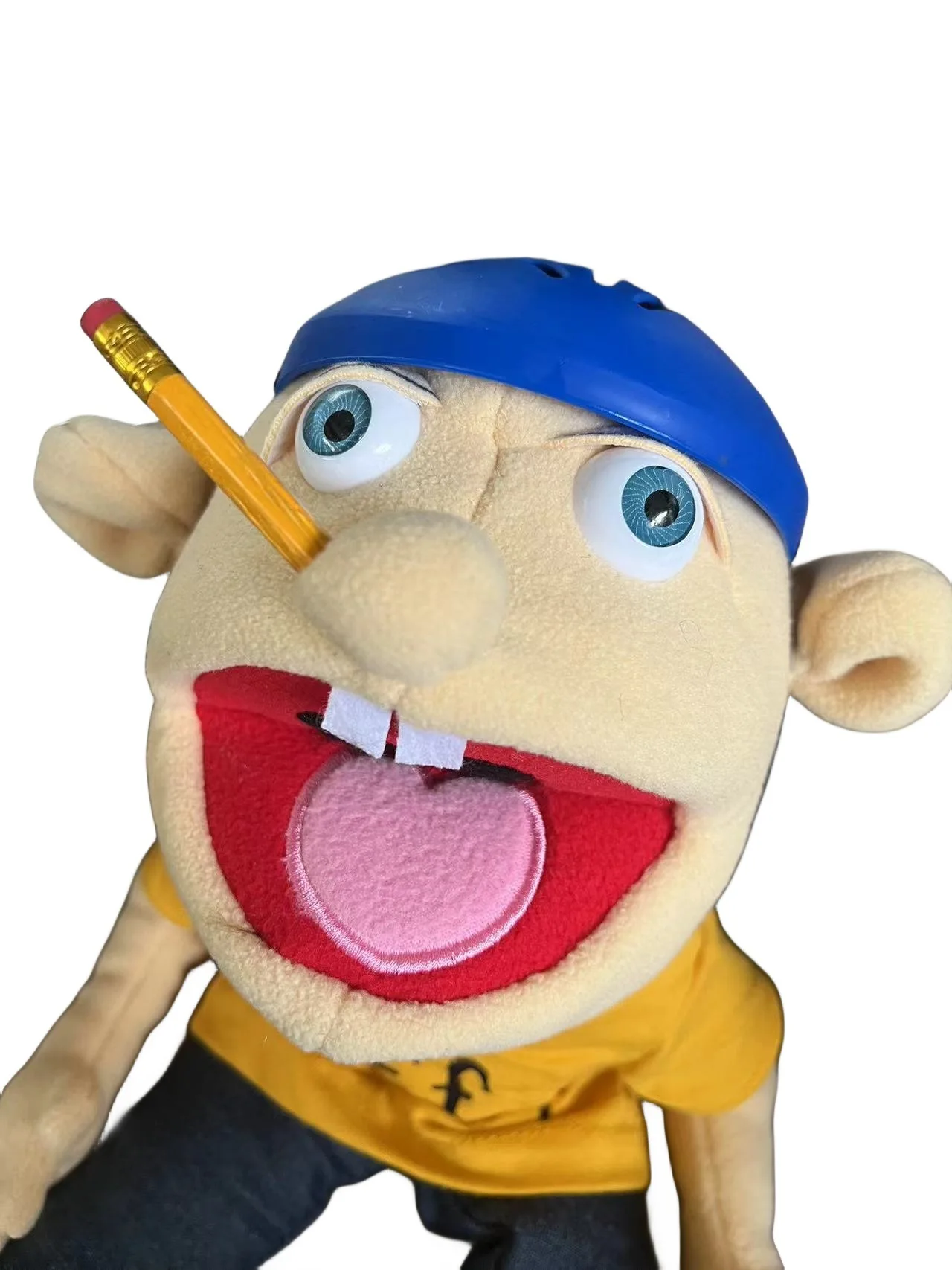 60cm Jeffy Hand Puppet Cartoon Pluszowa zabawka Wypchana lalka Miękka figurka Poduszka do spania Edukacyjny domek do zabawy Prezent urodzinowy dla fanów