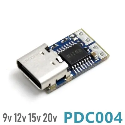 PDC004-PD Decoy PD23.0 to DC DC Trigger Transfer Line QC4 Charging Notebook 9121520V