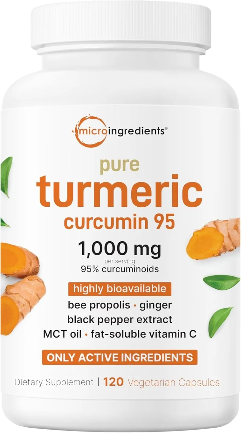 

Turmeric Curcumin Supplement 1,000mg - Anti-oxidation, Improve Joint Comfort, Enhanced Absorption, Improve Immunity