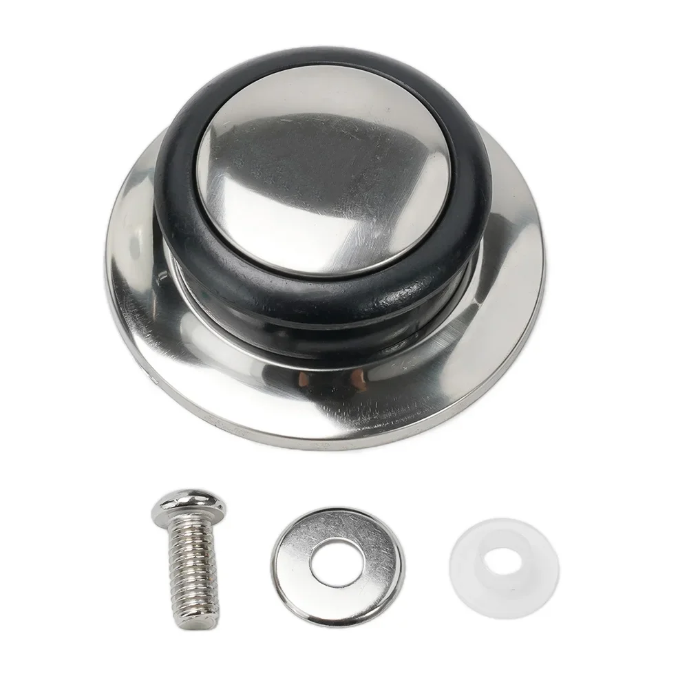 2pcs Lid Knobs Cap With Screws Knob Handle Stainless Steel 5mm-12mm Pot Pan Cover Kitchen Tools Cookware Handle Replaceable