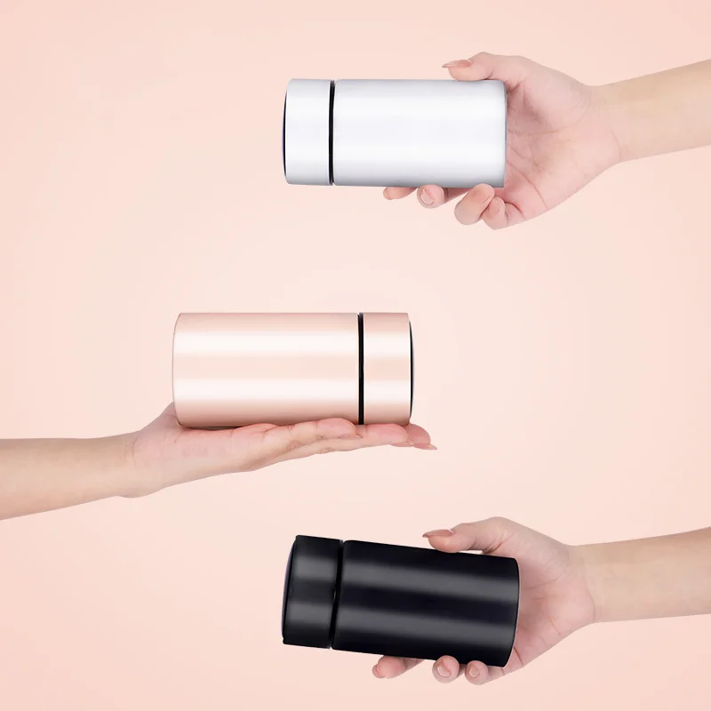 

200ML Mini Thermos Water Bottle Keeps Cold Portable Intelligent Temperature Display Cup Stainless Steel Travel Drinking Bottle