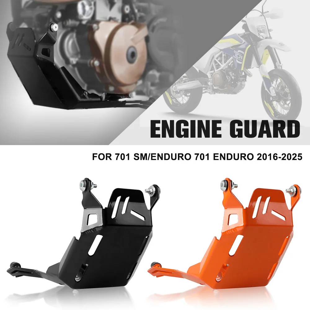 

For Husqvarna 701 SM/Enduro 701 Enduro 2016-2025 Engine Guard Protector Cover Chassis Protection Cover Guard Bottom Skid Plate