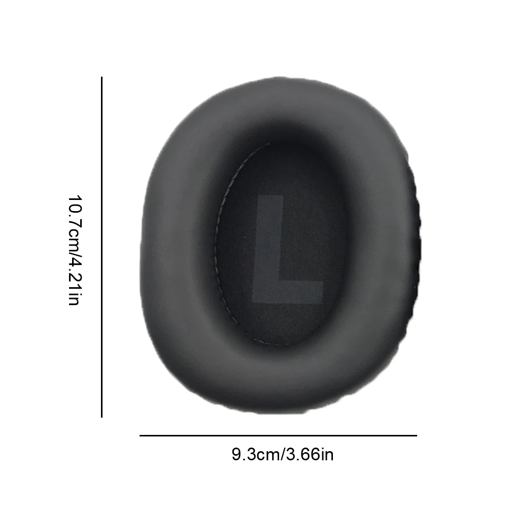 1 쌍 교체 용 이어 쿠션 커버 Corsair HS80 RGB 헤드폰 용 고밀도 소음 차단 폼 헤드셋 이어 쿠션