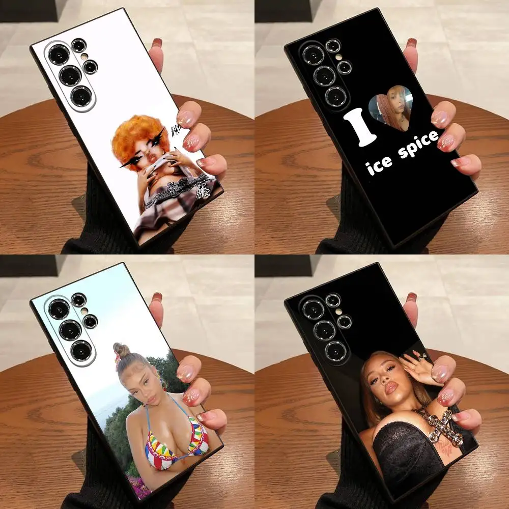 

Cool Girl I-Ice Spice Phone Case For Samsung S25,S24,S21,S22,S23,S30,Ultra,S20,Plus,Fe,Lite,5G Black Box