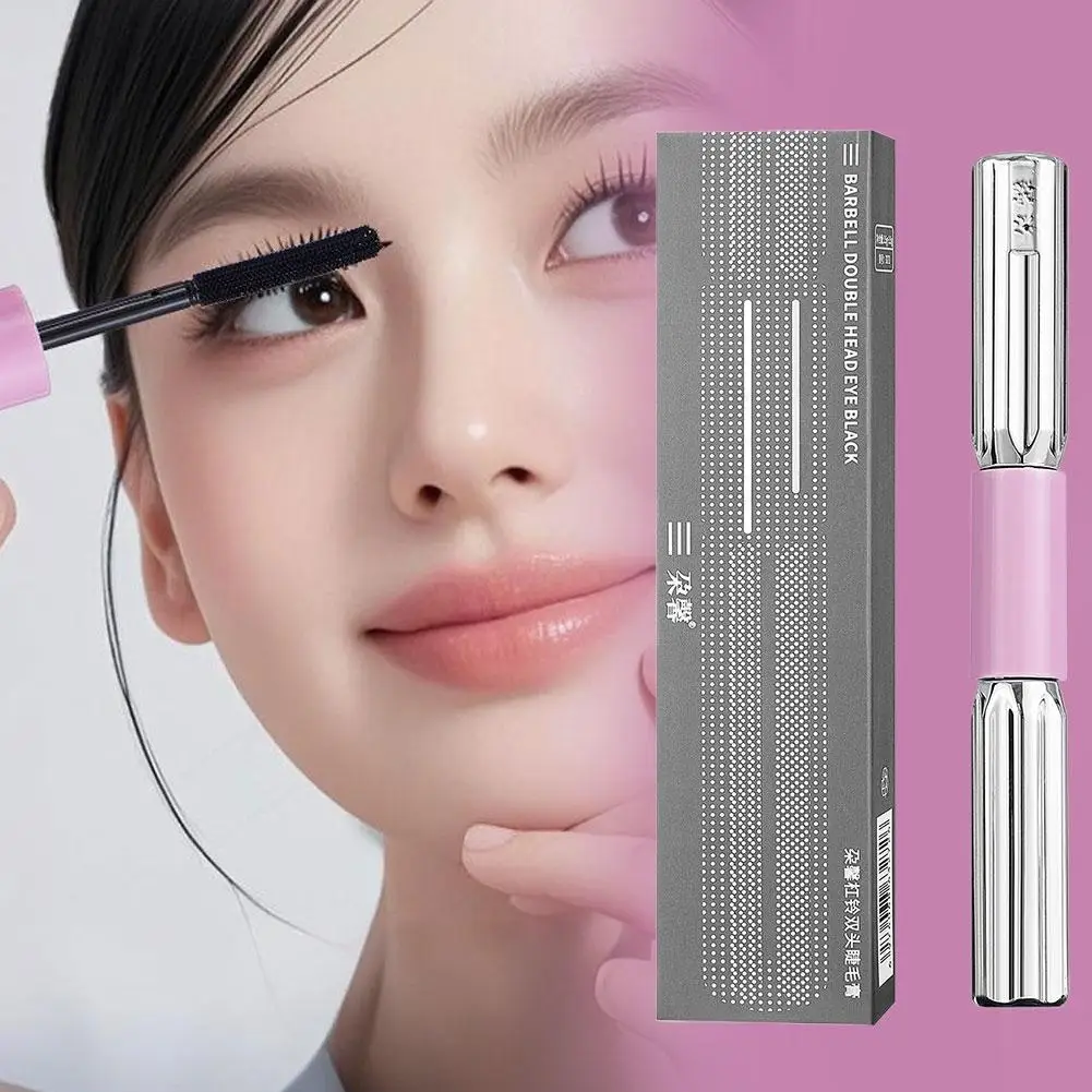Double-ended Mascara Natural Curling Lengthening Lasting Waterproof Sweat-proof Quickly Dry Eyelash Primer Eyelash Extension