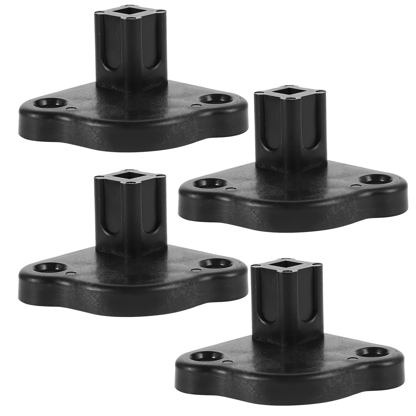 4 قطعة خفيفة الوزن أربعة أرجل خيمة أسفل قوس قاعدة مستقرة المضادة للانزلاق المحمولة استبدال المظلة دعم المظلة قاعدة سفلية #2