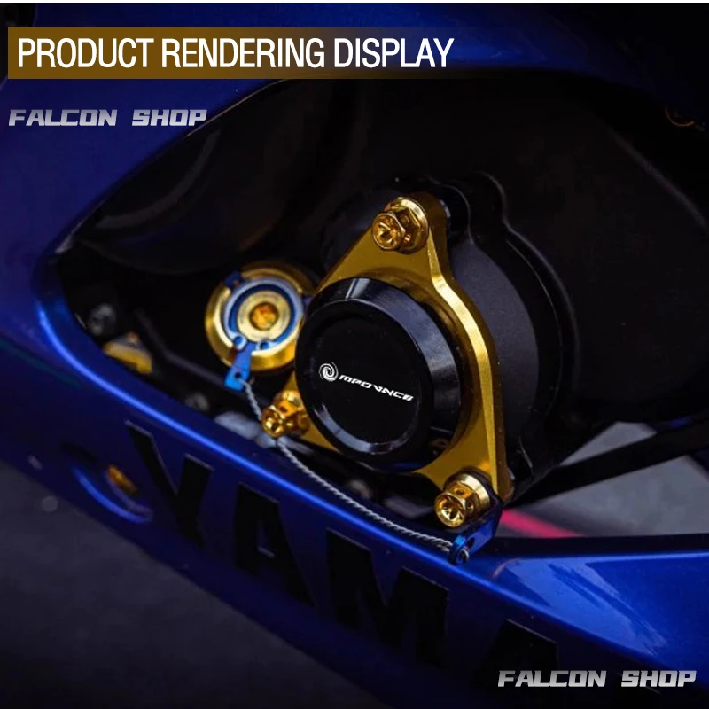 Suitable for Yamaha R15 (V2 V3 V4) R15M modified engine cover 2015, 2016, 2017, 2018, 2019, 2020, 2021, 2022, 2023, 2024, 2025