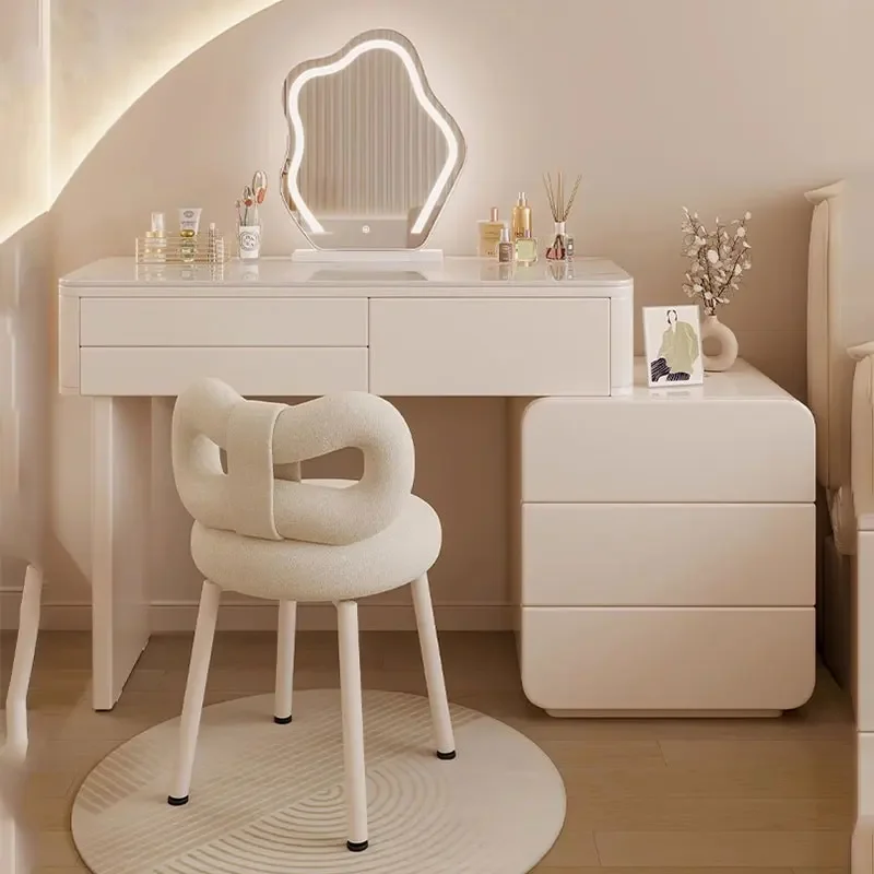 

Туалетный столик с зеркалом и ручками, минималистичный, для спальни/гостиной, большой, мебель для дома