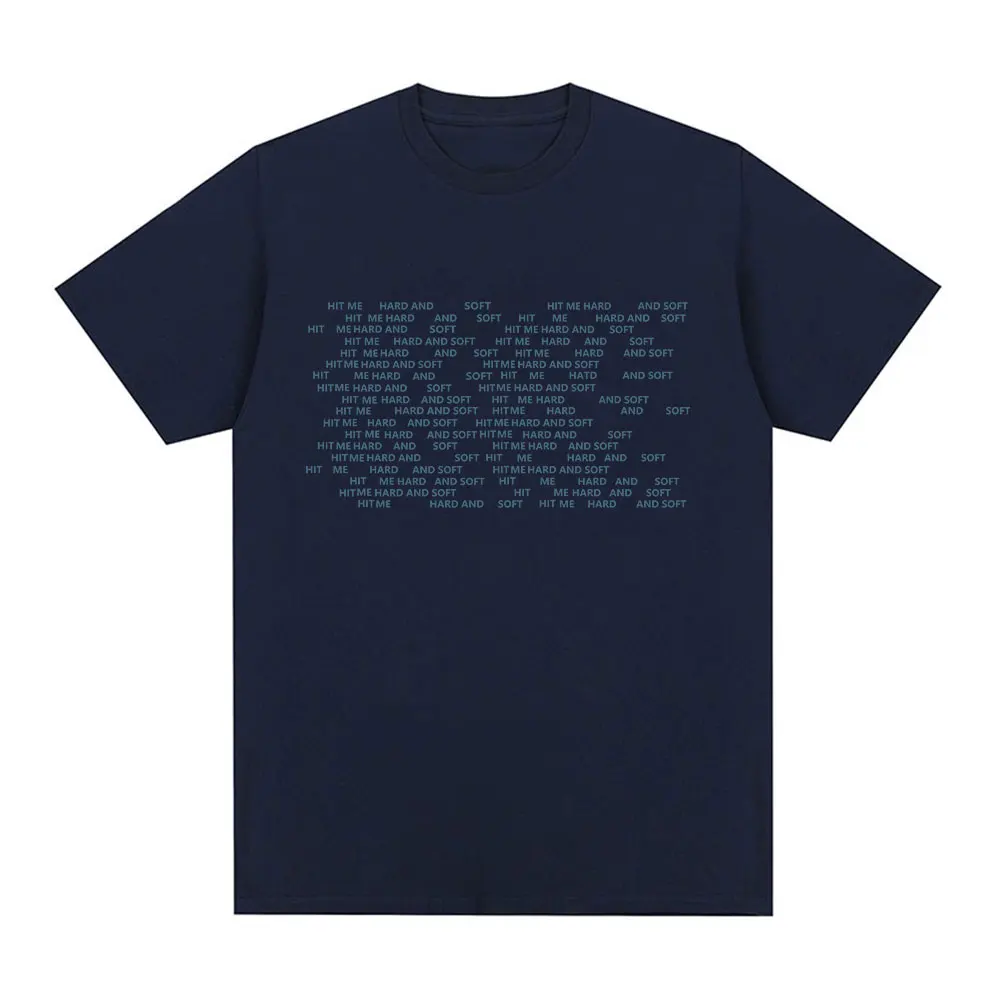 Hit Me Hard and Soft Tour T Shirt Men Fashion Hip Hop T Shirts 100% Cotton Loose Short Sleeve T-shirts Fans Gift Tops