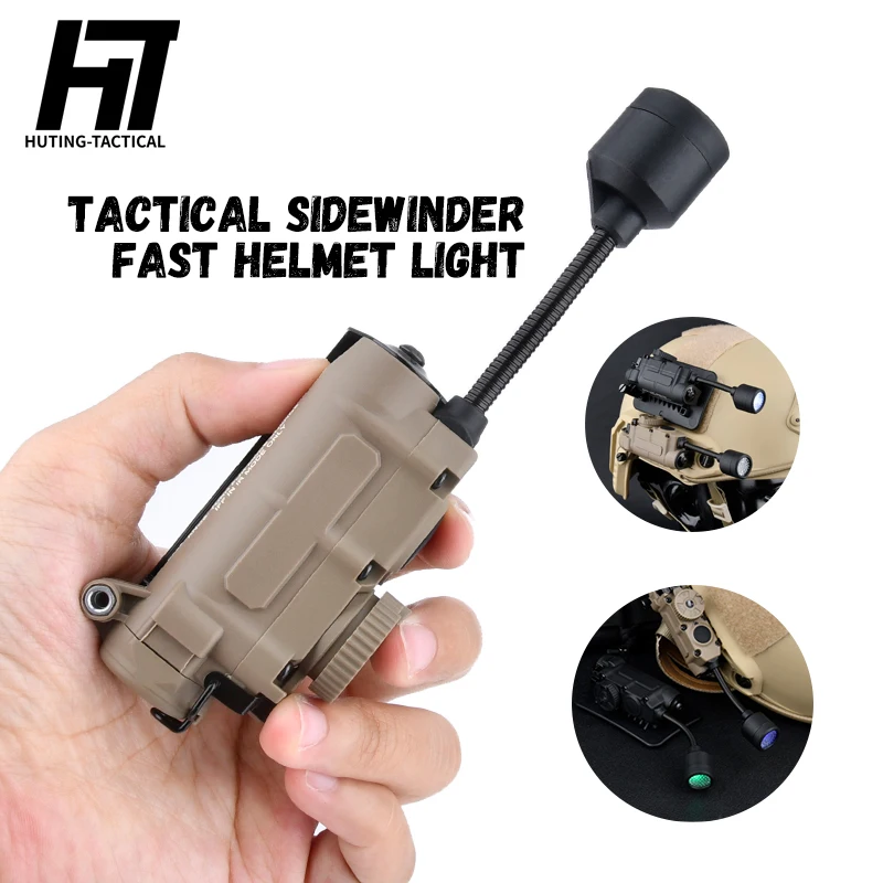 Tactical Sidewinder Fast Helmet Red Green Blue IR White Light Multifunctional Lamp Strobe IFF For Outdooring Hunting Accessories