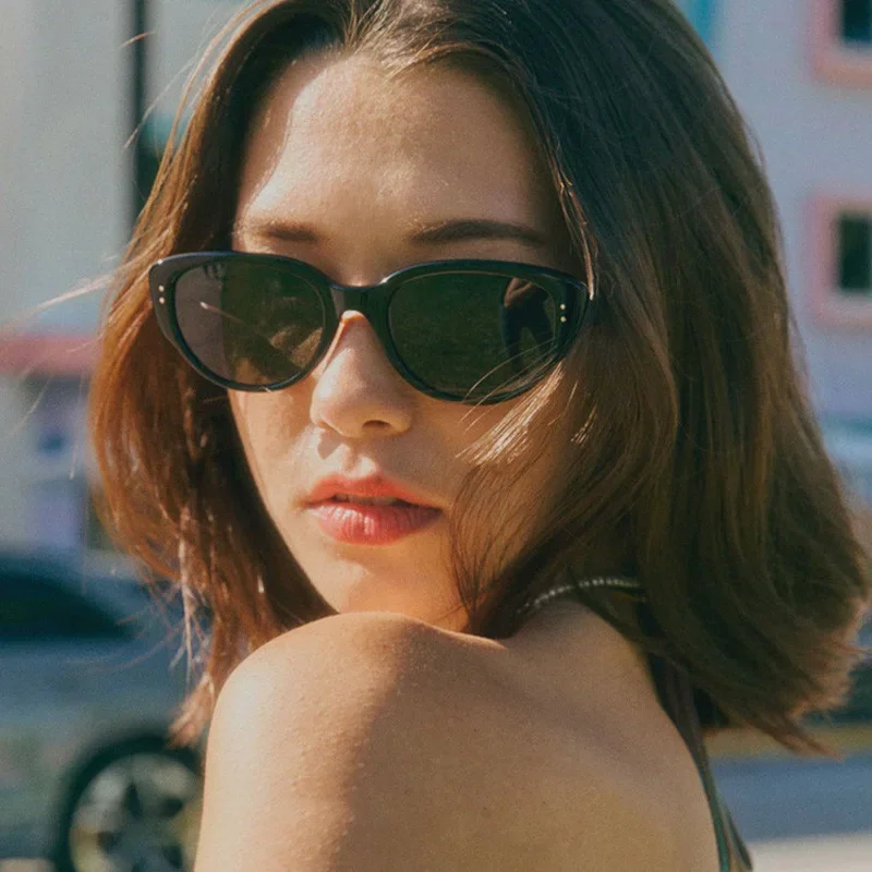 

Men's Women's New Wave Cat Eye Design Sunglasses Retro Frame Eyewear Luxury Fashion UV400 Eye Protection Outdoor Eyewear