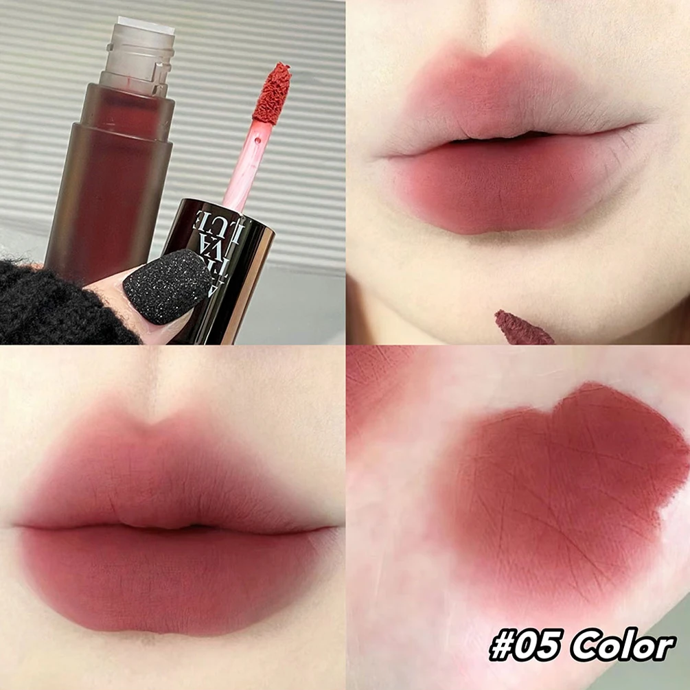 Matte Velvet Liquid Lipstick Lasting Lipgloss Tint Waterproof Sexy Red Orange Lips Makeup For Women Lip Glaze Korean Cosmetics